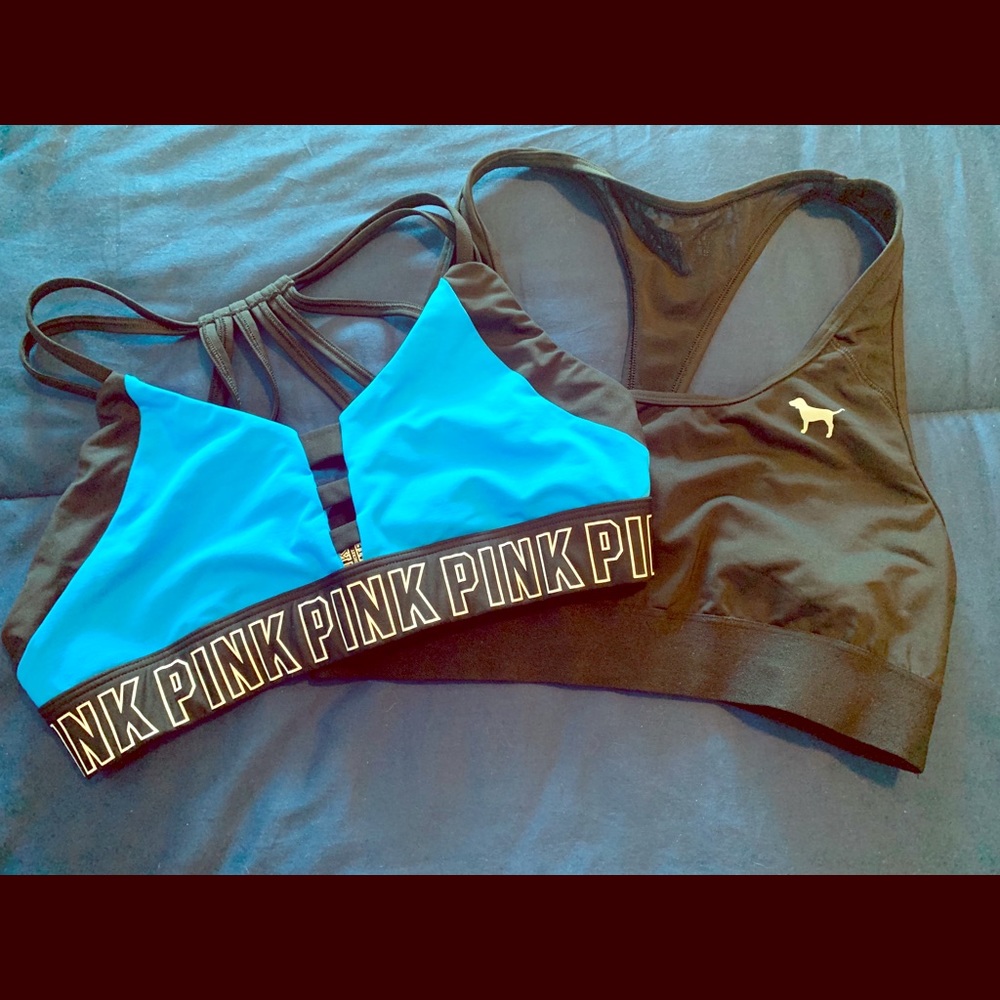 PINK sports bras set of 2